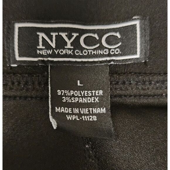 NYCC A-line Knee Length Black Skirt Size Large - Picture 7 of 7